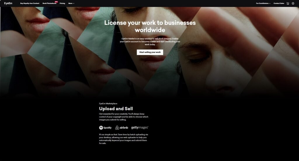 EyeEM Homepage